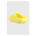 Šľapky UGG Foamo Slide dámske, žltá farba, na platforme, 1136880