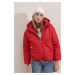 Bigdart 5117 Hooded Puffer Jacket - Red