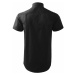 Malfini Shirt short sleeve Pánska košeľa 207 čierna