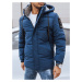 Men's Winter Quilted Jacket, dark blue, Dstreet