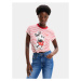 Desigual Tričko MICKEY Patch 24SWTK77 Červená Regular Fit