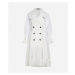 Kabát Karl Lagerfeld Hun Kim'S Edit Mesh Coat White