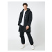 Koton Long Coat Anorak Hooded Pocket Stripe Printed