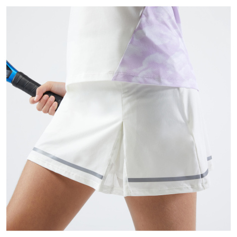 Dievčenská tenisová sukňa TSK 900 biela ARTENGO