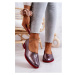 Strieborné štýlové topánky s červenou podrážkou pre dámy