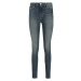 Tommy Jeans Rifle - HIGH RISE SKINNY SANTANA RBST modré