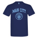 Manchester City pánske tričko Crest navy