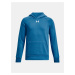 Modrá chlapčenská mikina s kapucňou Under Armour UA Rival Fleece Hoodie