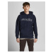 Dark Blue Patterned Hoodie Jack & Jones Neo - Men