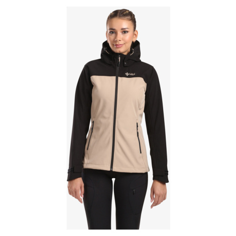 Kilpi RAVIA-W Dámska softshell bunda WL0129KI Béžová