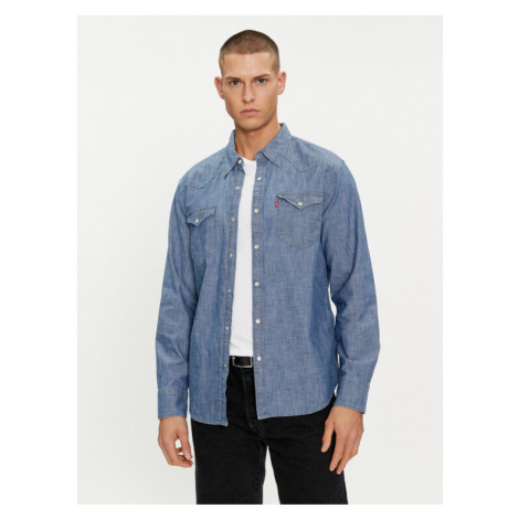 Levi's® džínsová košeľa Barstow Western 85744-0067 Modrá Standard Fit Levi´s