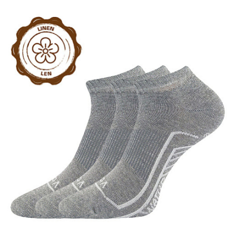 VOXX ponožky Linemus grey melé 3 páry 118855