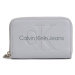 Calvin Klein Jeans  SCULPTED MED ZIP AROUND MONO K60K612255  Peňaženky Šedá