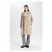 DEFACTO Waterproof Regular Fit Belted Trench Coat