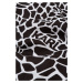 Šaty Karl Lagerfeld Linen Blend Dress Giraffe Black/White