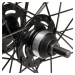 Zadné koleso na fixie 28 palcov, dvojstenný ráfik Elops 500 čierne