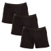 3PACK Men's Boxer Shorts Pietro Filipi Black