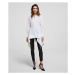 Košeľa Karl Lagerfeld Peplum Tunic Shirt Biela