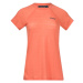 Women's T-shirt Bergans Floyen Wool Tee Orange