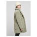 Dámsky kabát Urban Classics Oversized Sherpa šalviový