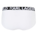 Karl Lagerfeld Boxerky  čierna / biela