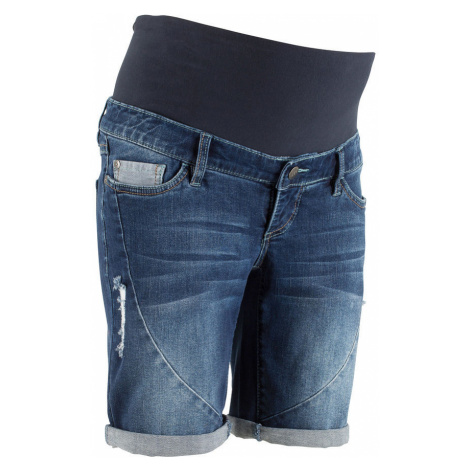 Materské džínsové šortky bonprix
