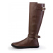 Shapen Glam Brown Leather barefoot čižmy 42 EUR
