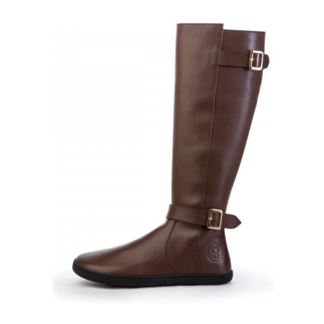 Shapen Glam Brown Leather barefoot čižmy 42 EUR