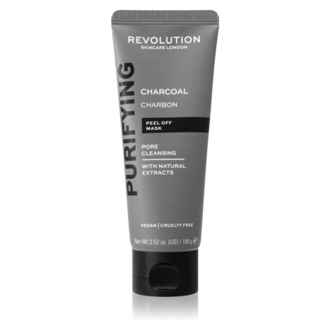 Revolution Skincare Purifying Charcoal zlupovacia maska proti čiernym bodkám s aktívnym uhlím