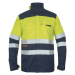 Cerva Ride Fr Hv Multinormná bunda HI-VIS z nehorľavej bavlny 03510050 žltá/navy