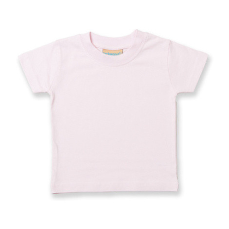 Larkwood Dojčenské tričko LW020 Pale Pink