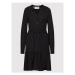 Selected Femme Košeľové šaty Mivia 16079687 Čierna Regular Fit