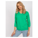 Zelená basic blúzka Olivia -RV-BZ-7542.41X-green