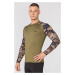 Tričko Rough Radical Furious Army Ls Khaki/Camo