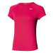 Dámské tričko Mizuno Dry Aero Flow Tee Rose Red