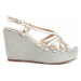 Leindia  88502  Espadrilky Strieborná