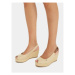 Tommy Hilfiger Espadrilky Iconic Elba Sling Back Wedge FW0FW04788 Béžová