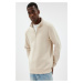 Koton Beige Men's Adult Sweatshirt