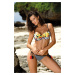 Swimwear Oksana Ardesia M-528 yellow-gray