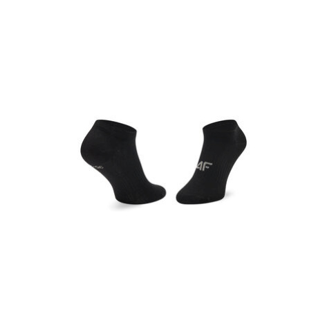 4F Súprava 3 párov kotníkových ponožiek unisex H4Z22-SOD302 Čierna