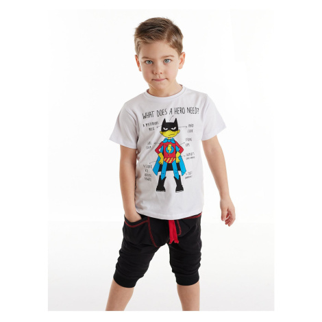 Denokids Need Hero Boy T-shirt Capri Shorts Set