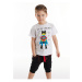 Denokids Need Hero Boy T-shirt Capri Shorts Set