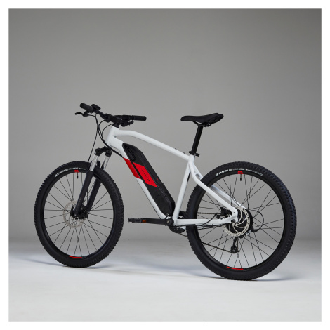 Horský elektrobicykel E-ST 100 27,5" bielo-červený ROCKRIDER