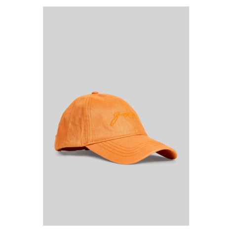 ŠILTOVKA GANT LINEN CAP PUMPKIN ORANGE