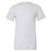 Canvas Unisex tričko CV3413 White Fleck Triblend -Heather