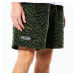 Pleasures Breaker Fuzzy Stripe Shorts Green - Pánske - Kraťasy Pleasures - Zelené - P22SP002-GRE