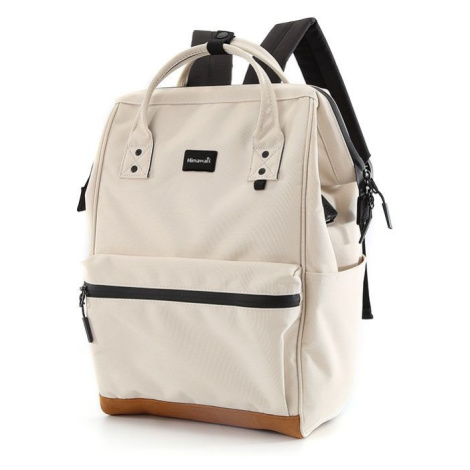 Himawari batoh s USB Tabitha Béžový 19L