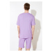 Trendyol Purple Knitted Pyjama Set