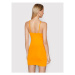 Adidas Letné šaty adicolor Classics HC2046 Oranžová Slim Fit