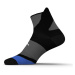 Bežecké ponožky Run900 Strap hrubé čierno-modré